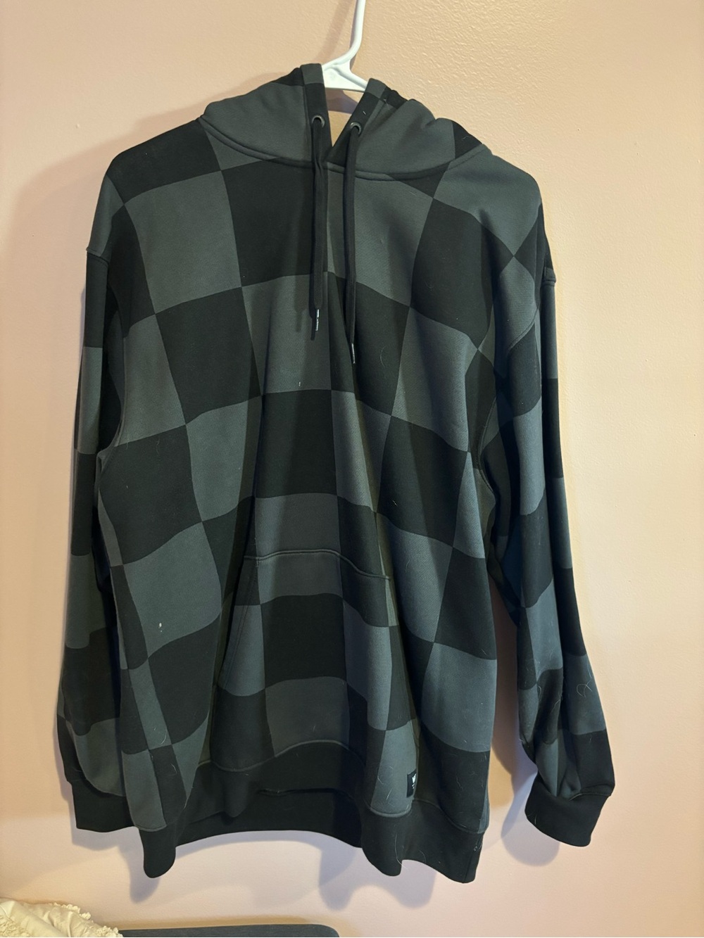 Vans Black & Gray Checkerboard Hoodie